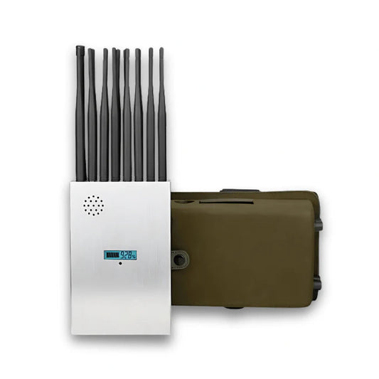 Brouilleur d’ondes 2.0 GSM/WIFI/GPS/RF (18 antennes)